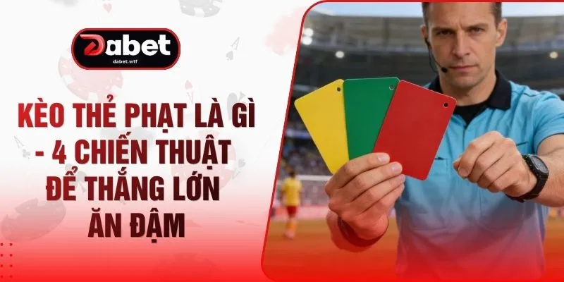 Kèo Thẻ Phạt Là Gì - 4 Chiến Thuật Để Thắng Lớn Ăn Đậm 1 Kèo Thẻ Phạt Là Gì - 4 Chiến Thuật Để Thắng Lớn Ăn Đậm